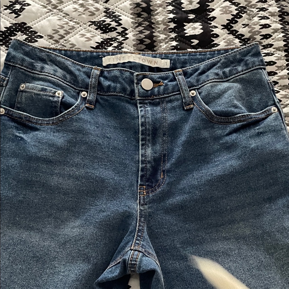 Tinseltown Classic Blue Denim Pants
